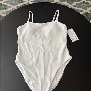Athleta White Swim One Piece